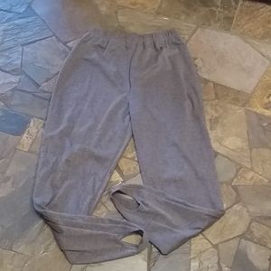 Milano Woman Designer Group Soft Heathered Gray Leggings - Size 14/16
